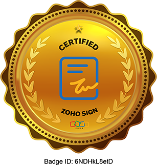 Zoho Sign Certified Associate - Dmitry Skylark