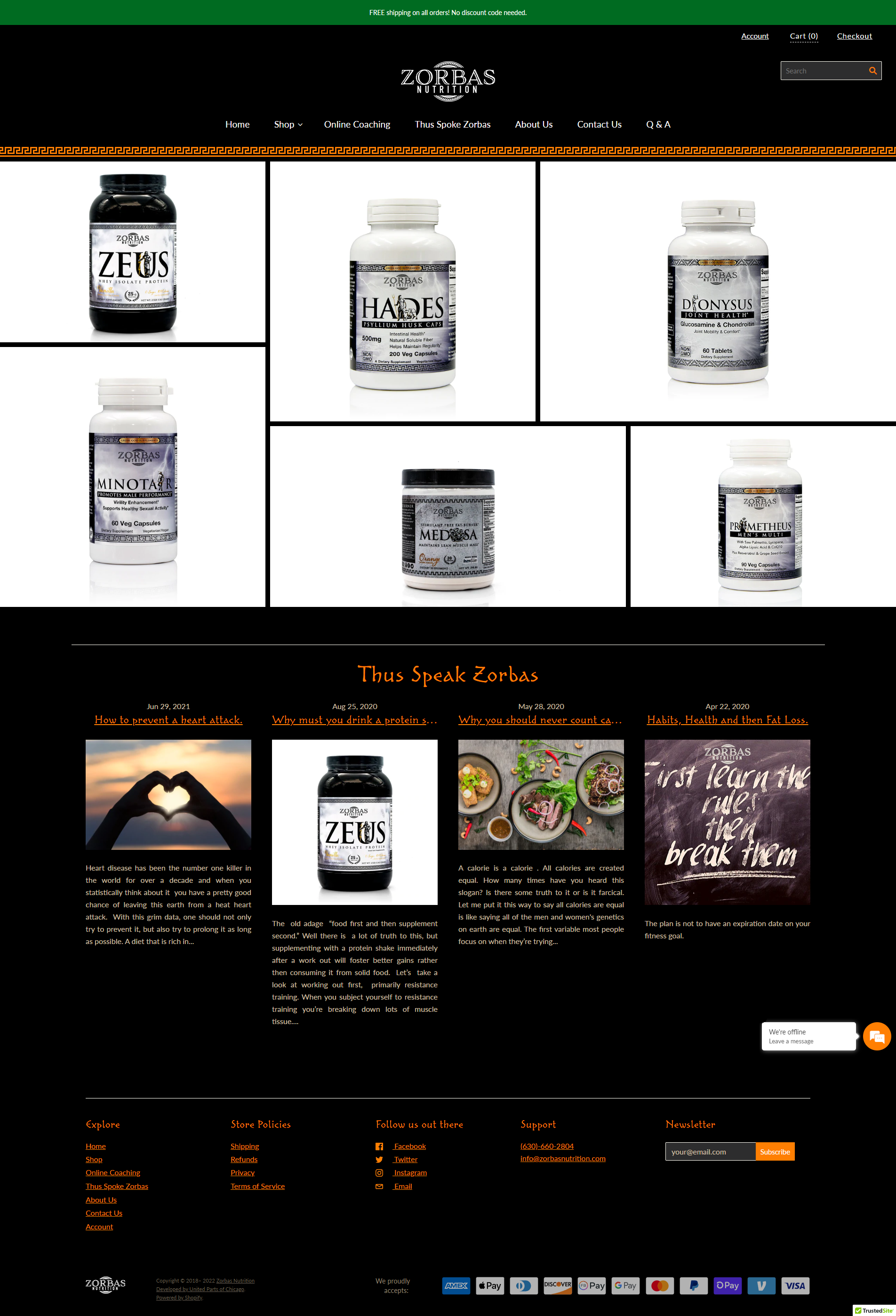 Zorbas Nutrition | download