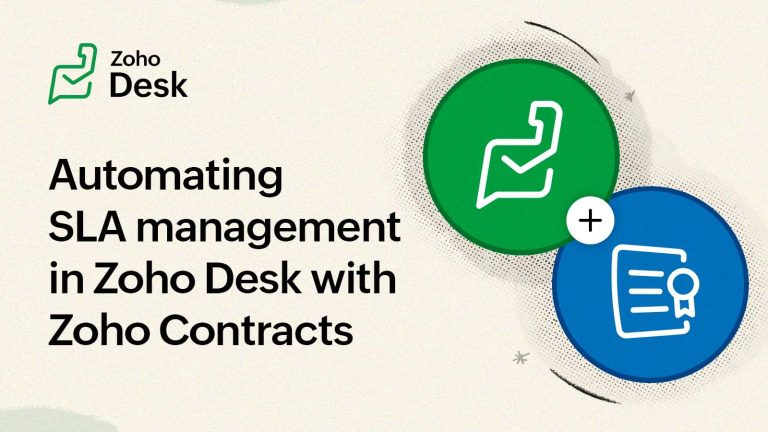 Zoho Desk and Zoho Contracts integration