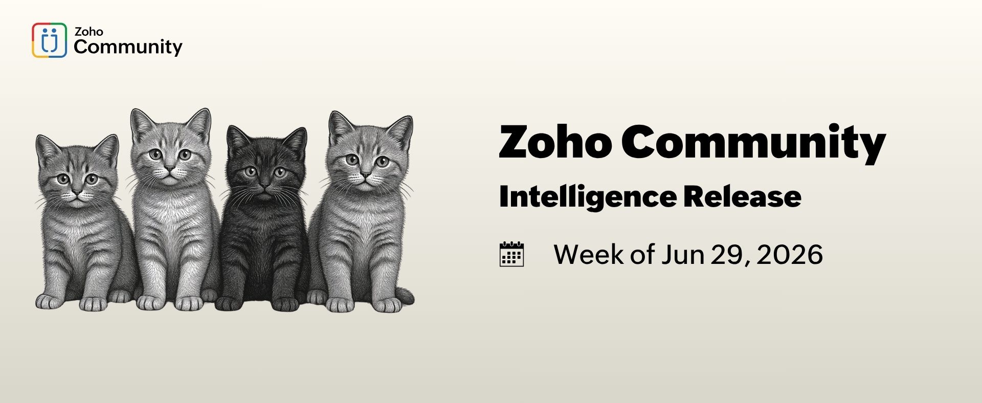 Zoho Community Intelligence - Wk of June 29